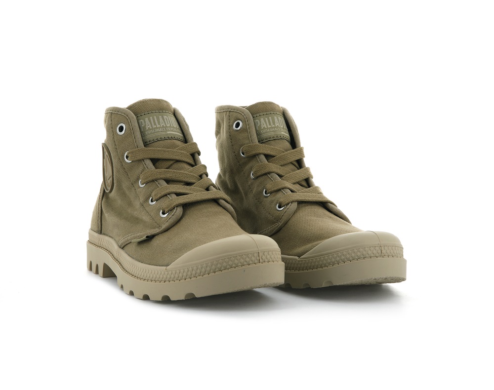 Botas Palladium PAMPA HI Mujer Verde Oliva | Costa Rica-52180